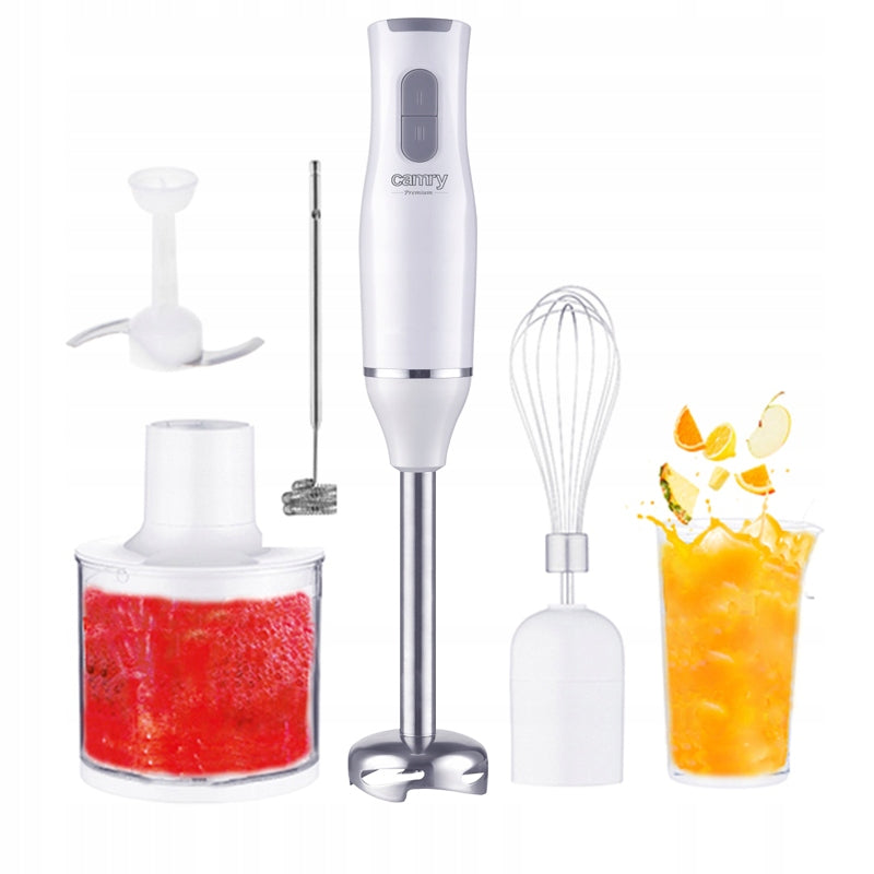 BLENDER HANDHELD MULTIFUNCTIONAL MIXER SHREDDER FOAMER SET 5in1 800W Power rating 800 W