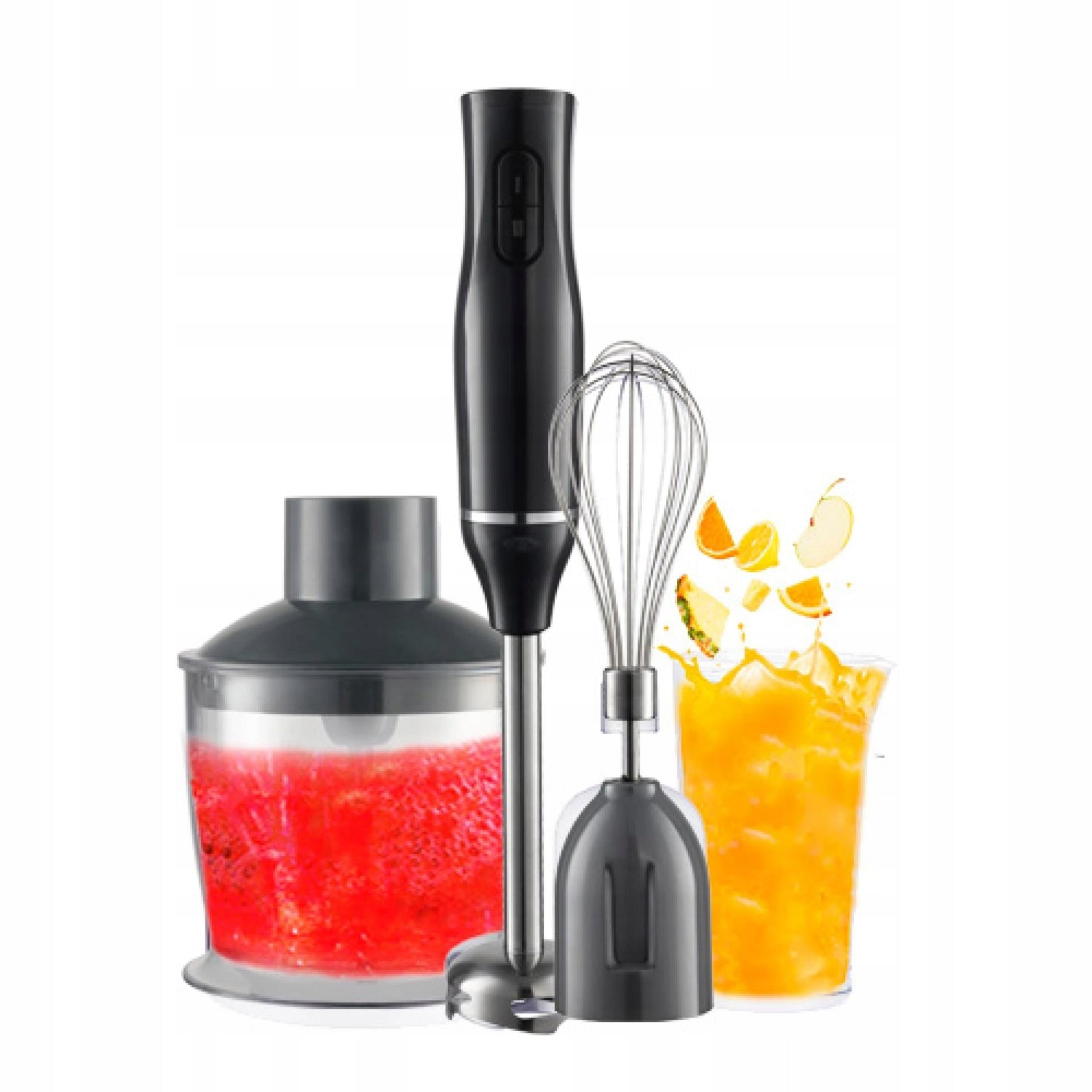 BLENDER HANDHELD MULTIFUNCTIONAL MIXER SHREDDER STRONG BLACK 800W 4in1 Power rating 500 W