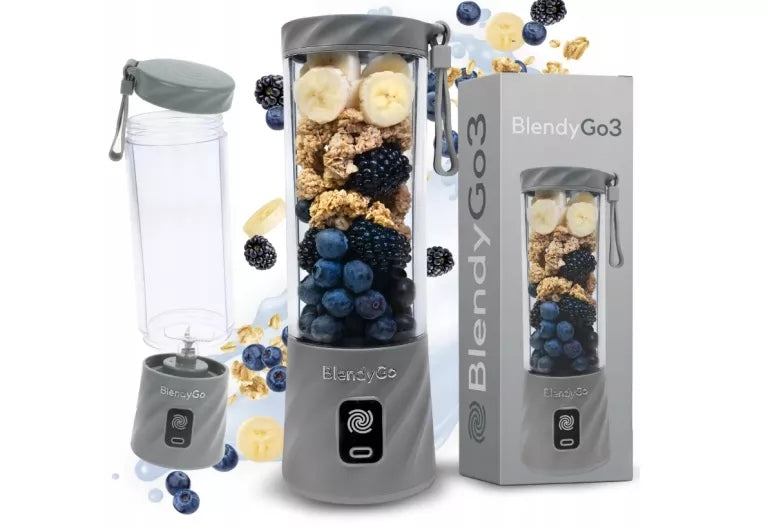 BLENDYGO 3 CORDLESS 250 CUP BLENDER IN SILVER/GREY 0,55 L