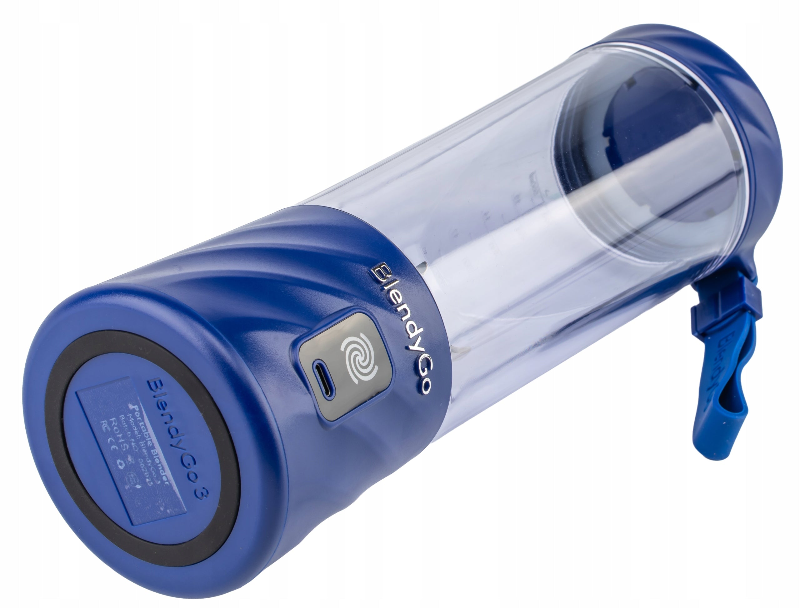 BLENDYGO 3 NAVY BLUE P120 USB PORTABLE CORDLESS BLENDER Brand BlendyGo