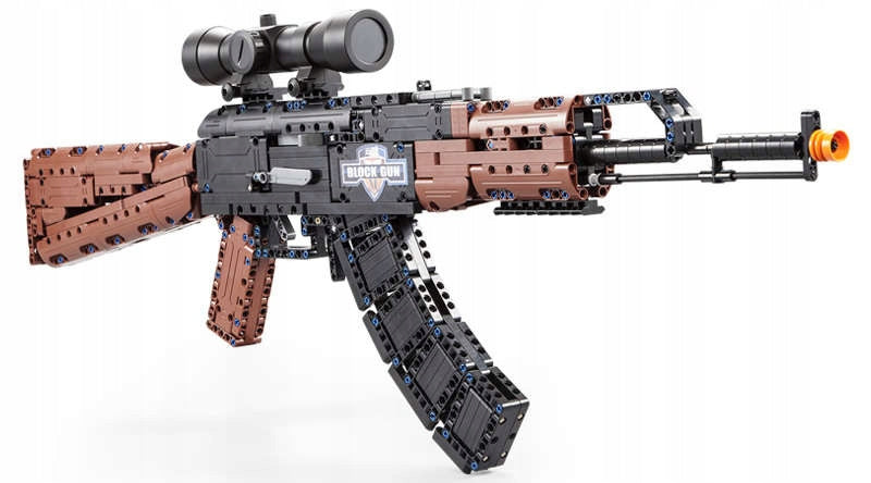 BLOCKS CaDA SHOOTING RIFLE AK-47 KALASHNIKOV Packaging status original