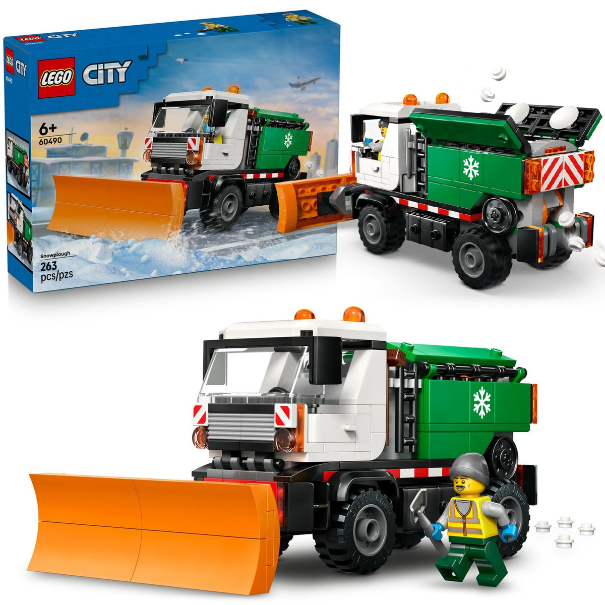 BLOCKS LEGO CITY 60490 SNOW PLOW FOR CHILDREN + CATALOG LEGO IN PDF VERSION