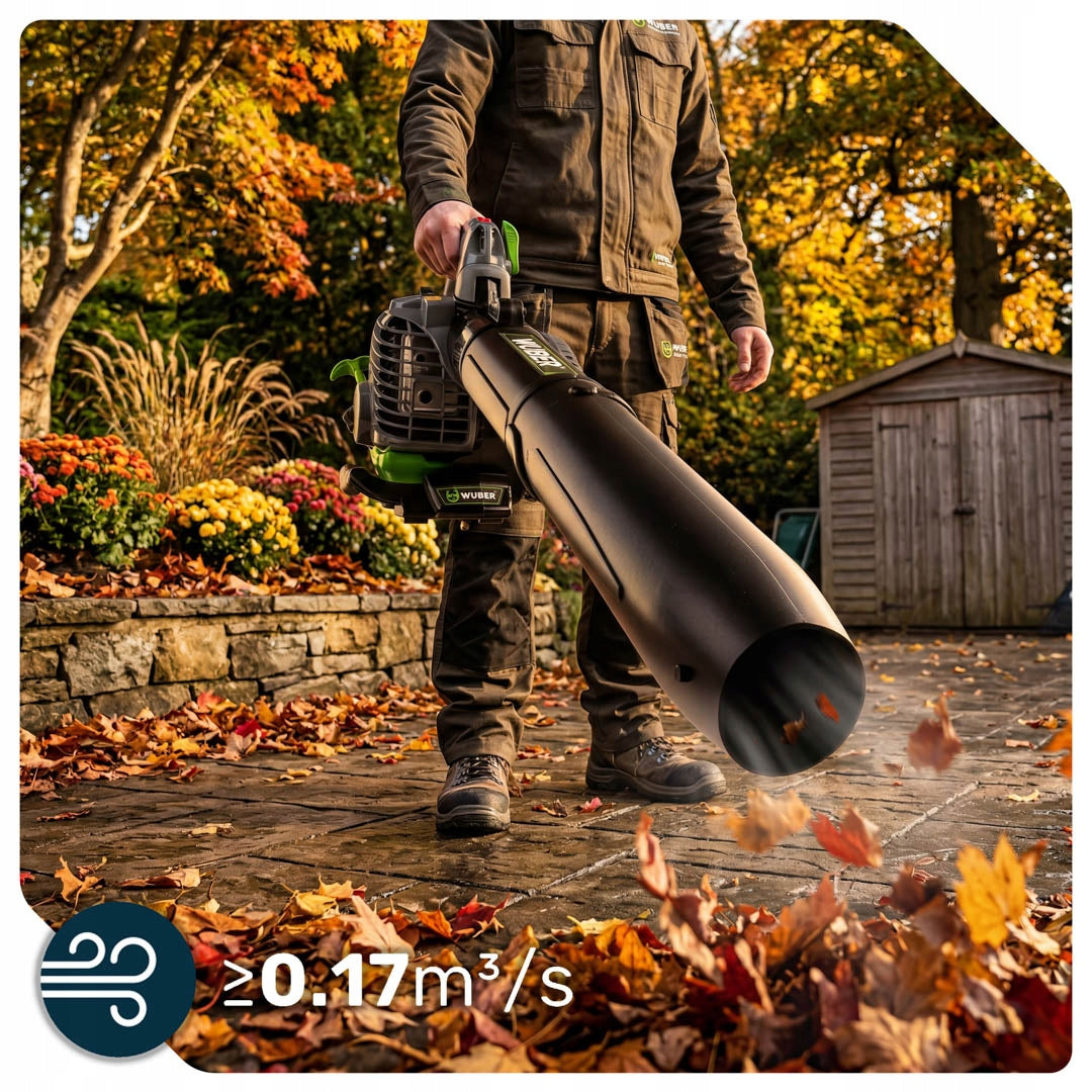BLOWER COMBUSTION LEAF VACUUM CLEANER 3IN1 SHREDDER 45L POWERFUL 245 KM/H Packaging status original