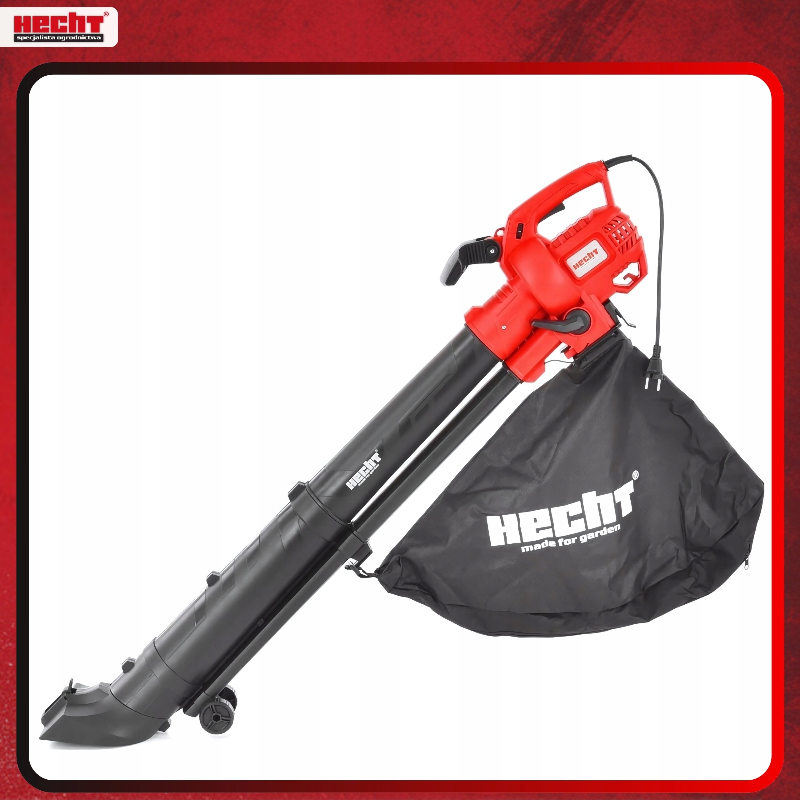 BLOWER ELECTRIC VACUUM CLEANER FOR SNOW LEAVES GARDEN HECHT3003 POWER 3300W Batteries included no