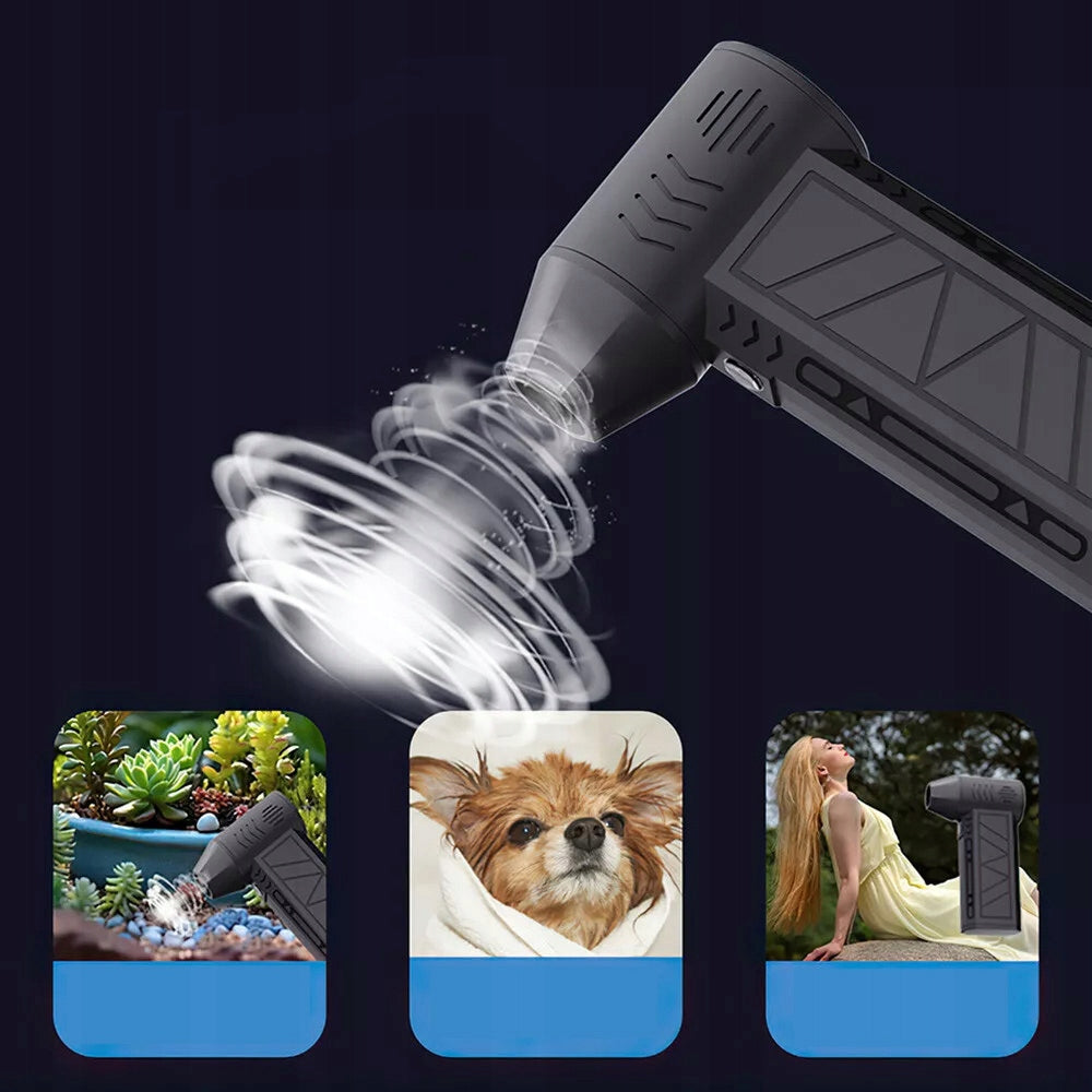 BLOWER MINI TURBO 4 SPEED AIR DUSTER USB FOR DUST 130000 Air velocity 162 km/h