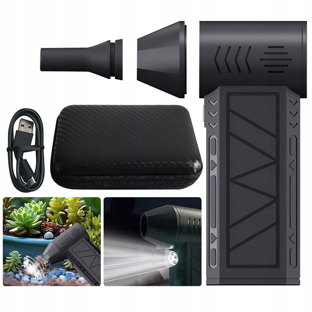 BLOWER MINI TURBO 4 SPEED AIR DUSTER USB FOR DUST 130000 Manufacturer code TURBO DMUCHAWA MOCNA CZARNA BEZPRZEWODOWA P80