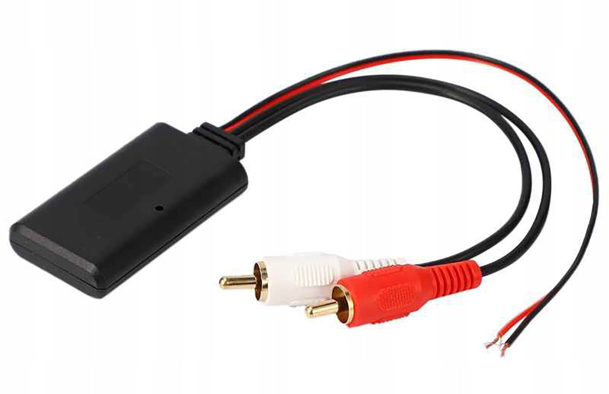BLUETOOTH ADAPTER FOR CAR RADIO MODULE AUX RCA CINCH ANDROID APPLE