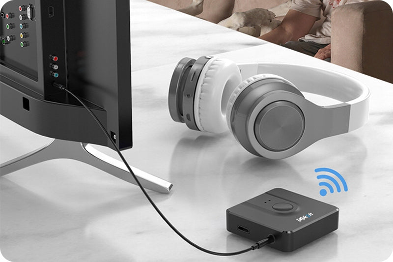 BLUETOOTH AUDIO TRANSMITTER AUX TRANSMITTER/RECEIVER Packaging status original