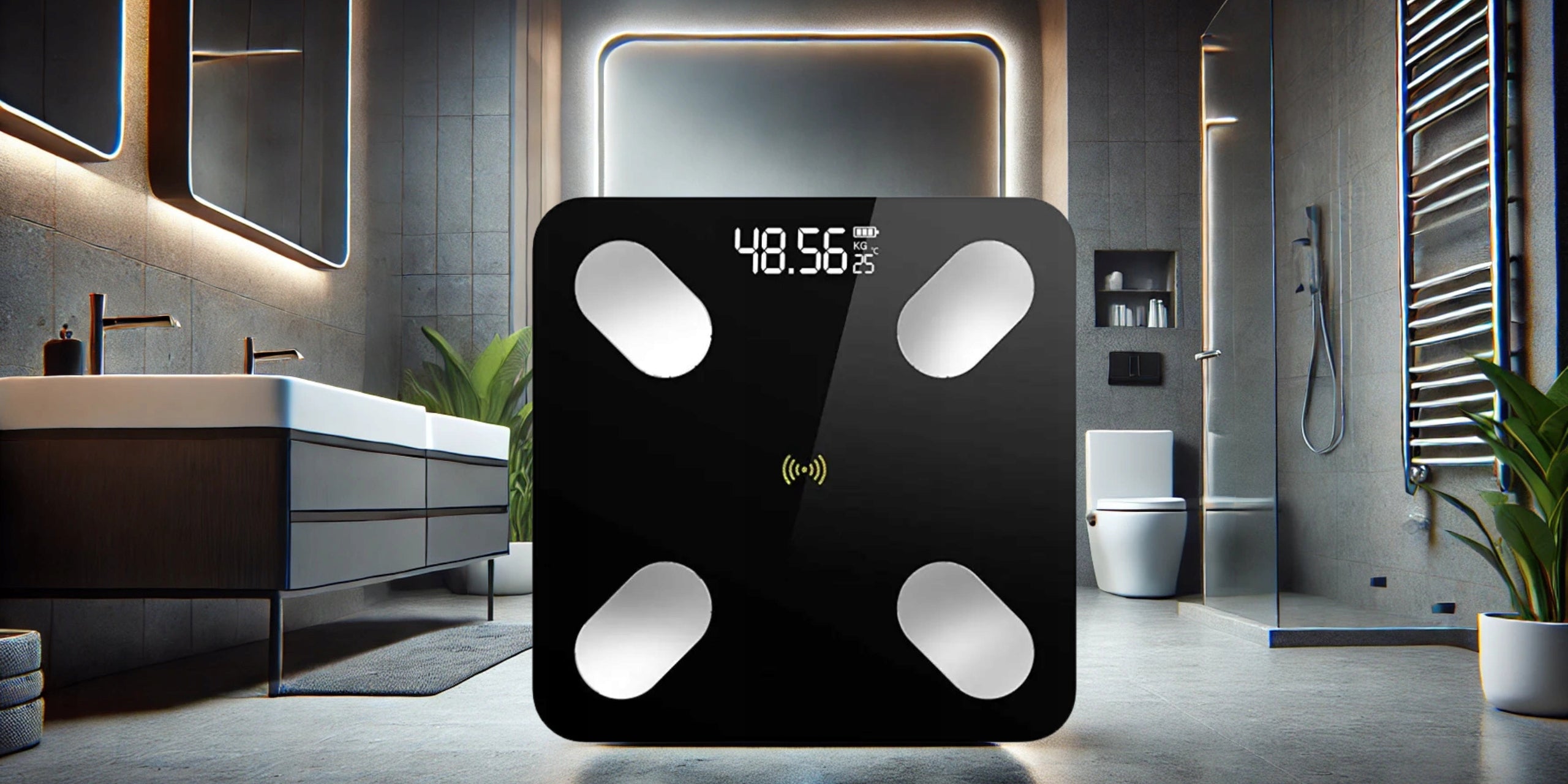 BLUETOOTH BATHROOM SCALE ANALYTICAL ELECTRONIC SMART + 25in1 APP Manufacturer code TM-WG7