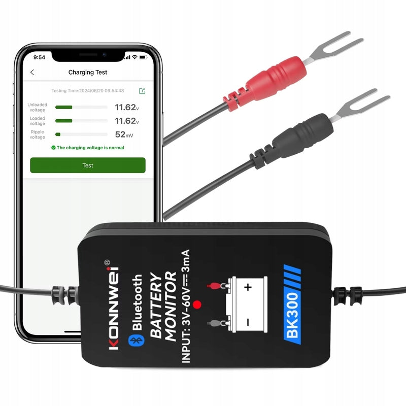 BLUETOOTH BATTERY TESTER 5.0 6V 12V 24V APP FOR ANDROID AND IOS