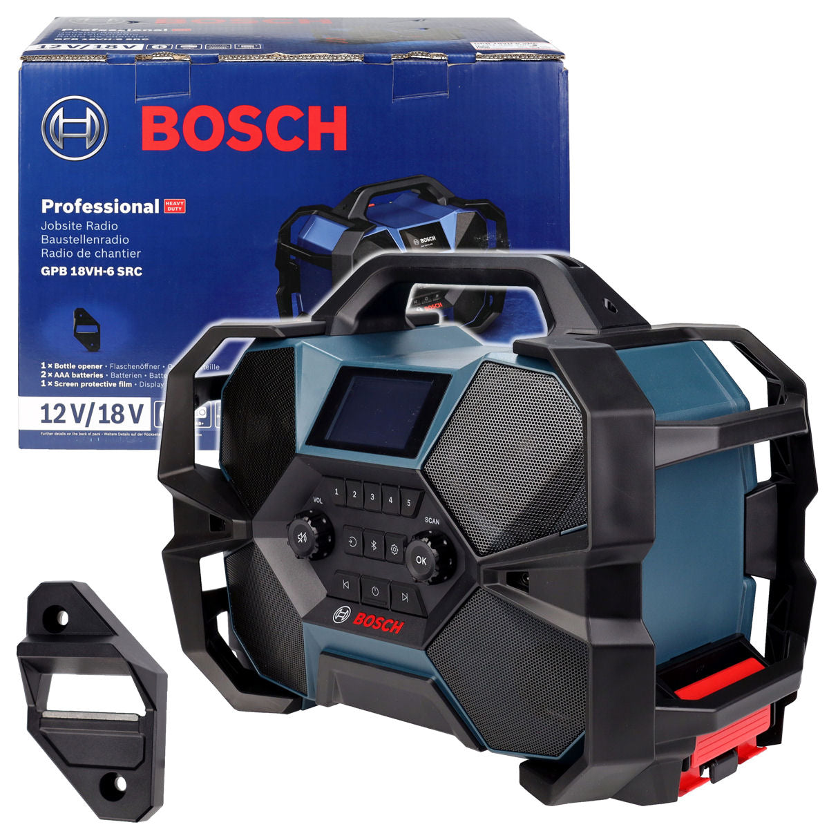 BLUETOOTH RADIO POWERBANK CHARGER 12V 18V 230V GPB 18VH-6 SRC DAB+ BOSCH