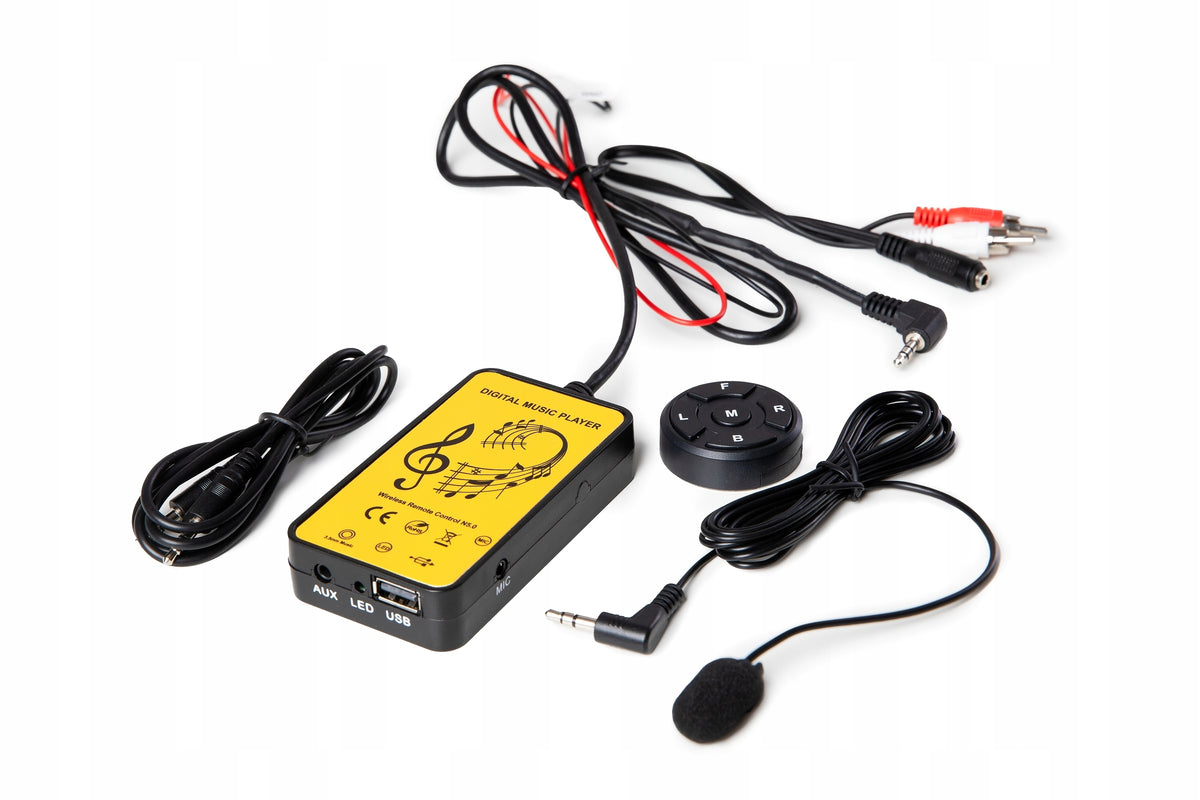 BLUETOOTH RCA JACK USB AUX Audio Adapter for CAR RADIO