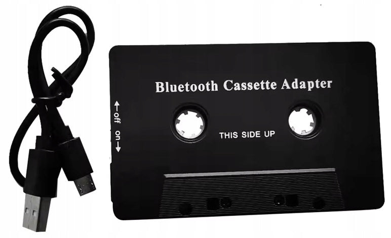 BLUETOOTH RECEIVER FOR CAR RADIO, CASSETTE ADAPTER CASSETTE Packaging status original