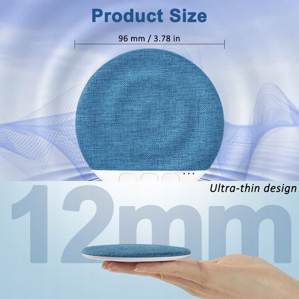 BLUETOOTH SPEAKER ULTRA-THIN 48G WHITE NOISE TIMER PORTABLE FOR SLEEPING Brand no brand