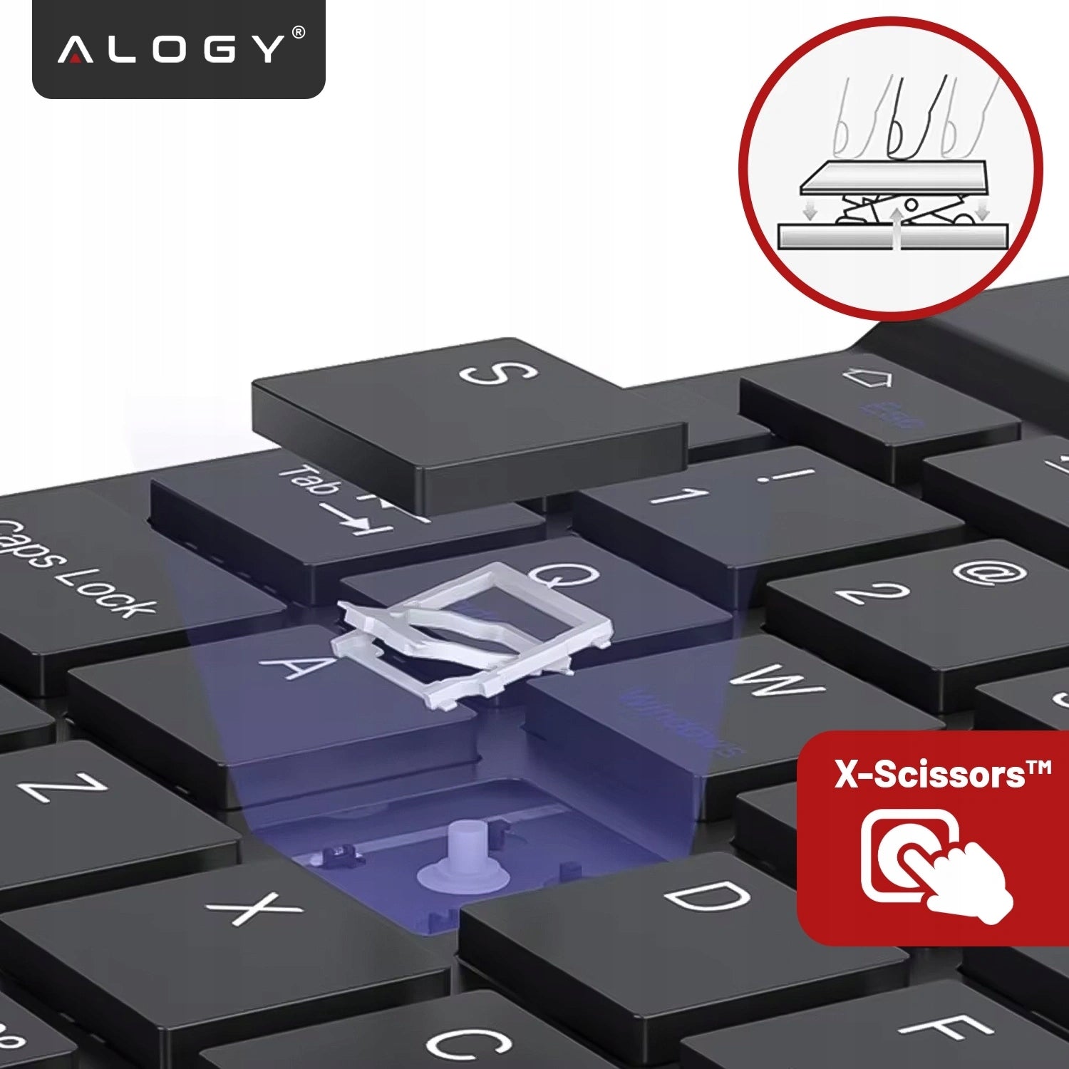 BLUETOOTH WIRELESS KEYBOARD FOR SAMSUNG APPLE LENOVO XIAOMI HUAWEI Manufacturer Alogy