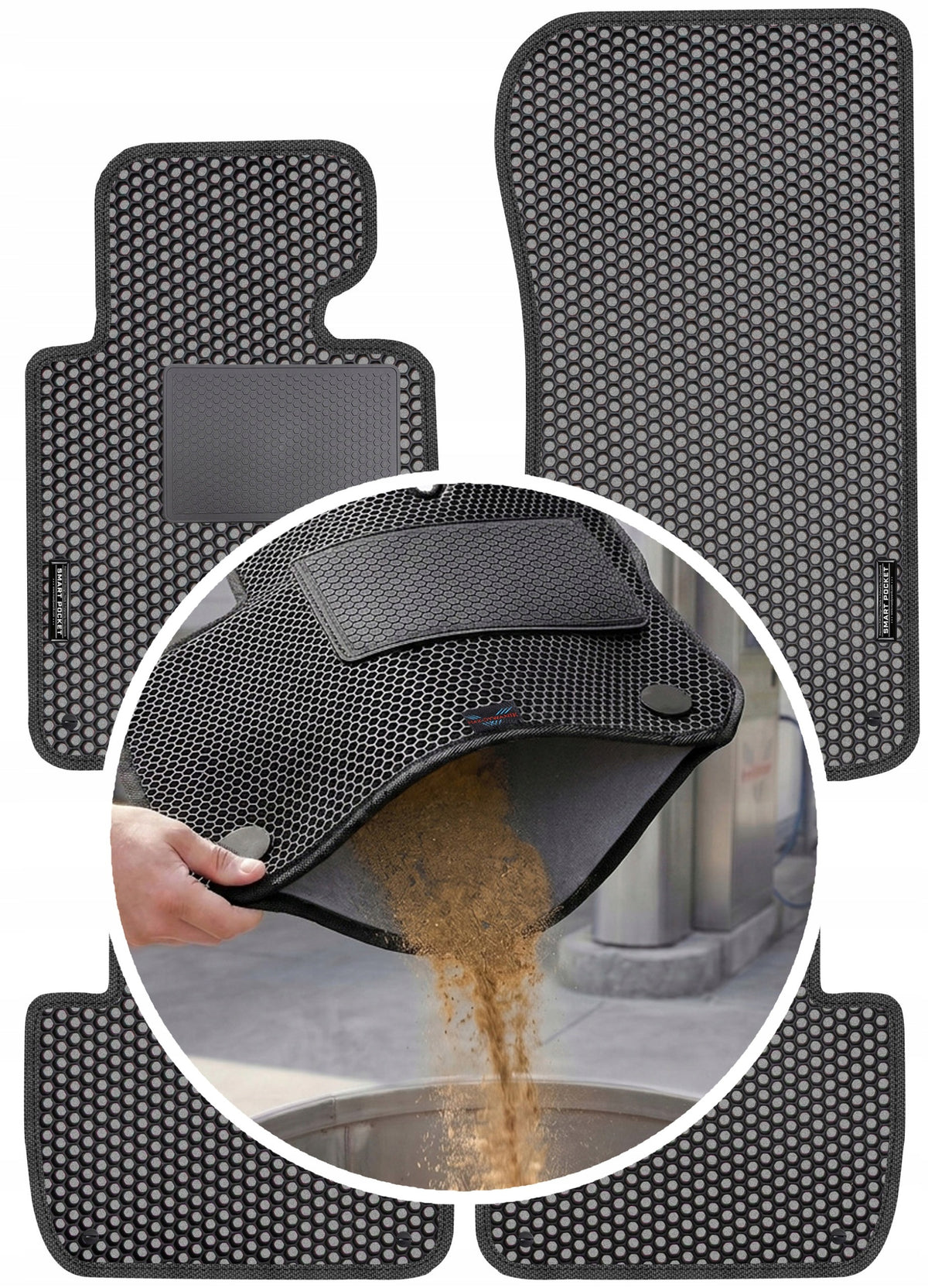 BMW 3 E46 1998-2006 EVA SMART POCKET Rugs