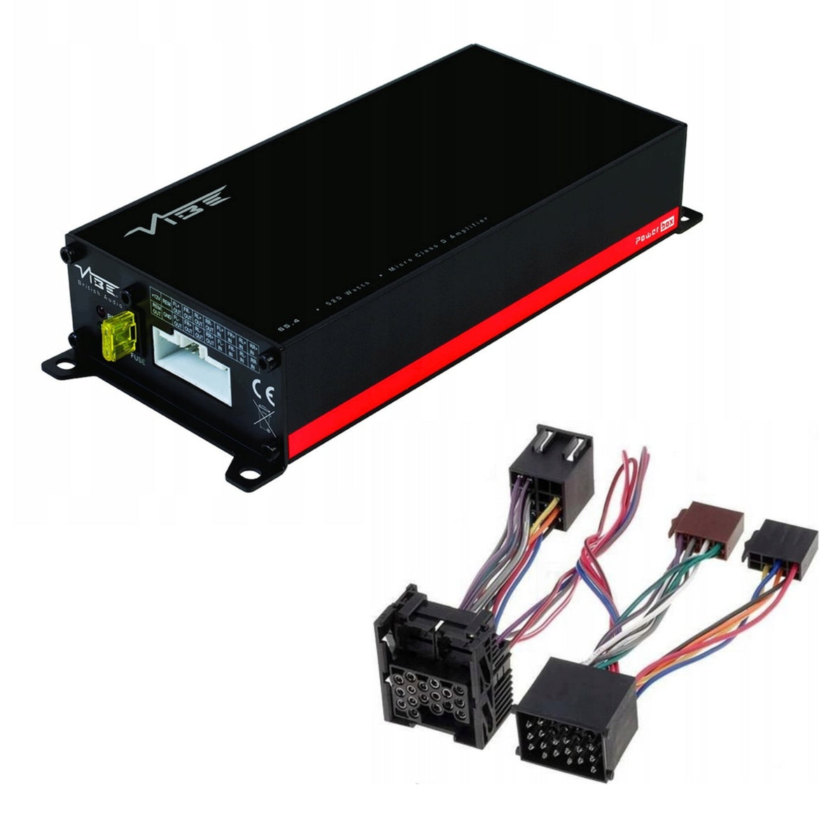 BMW 4-channel Plug&Play car amplifier until 2001 VIBE POWERBOX65.4
