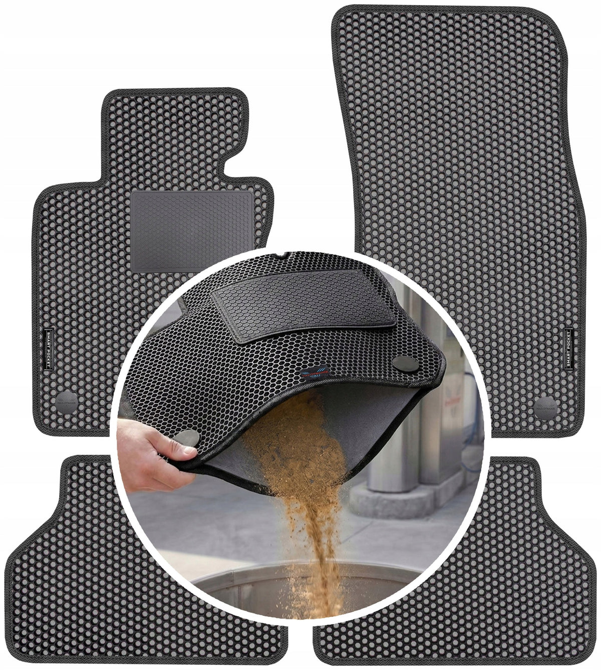 BMW 5 E60 E61 sDrive 2003-2010 EVA SMART POCKET Rugs