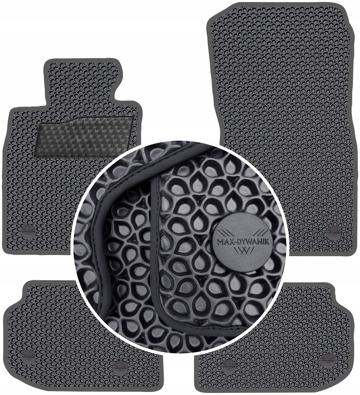 BMW 5 F10 F11 2010-2013 EVA Rugs MAX-DYWANIK