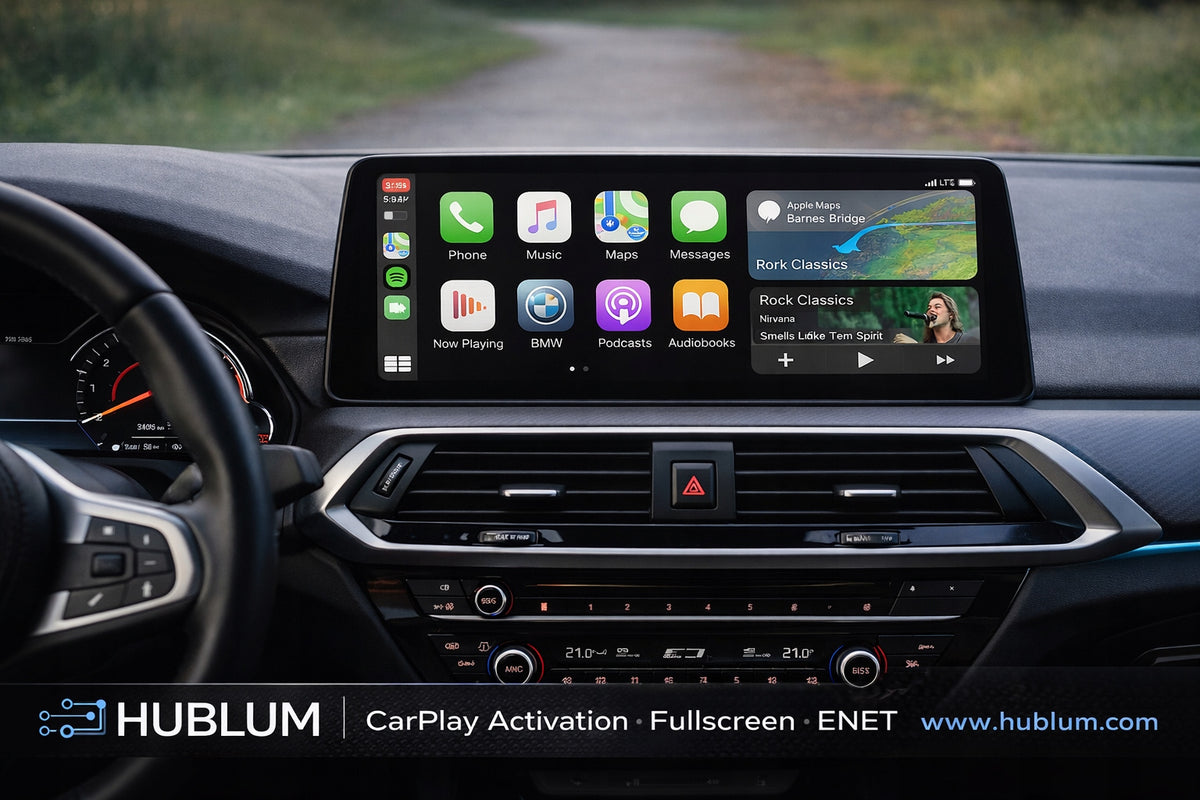 BMW CarPlay evo ID5 ID6 EntryNav Aktywacja Manufacturer code 5908456389128