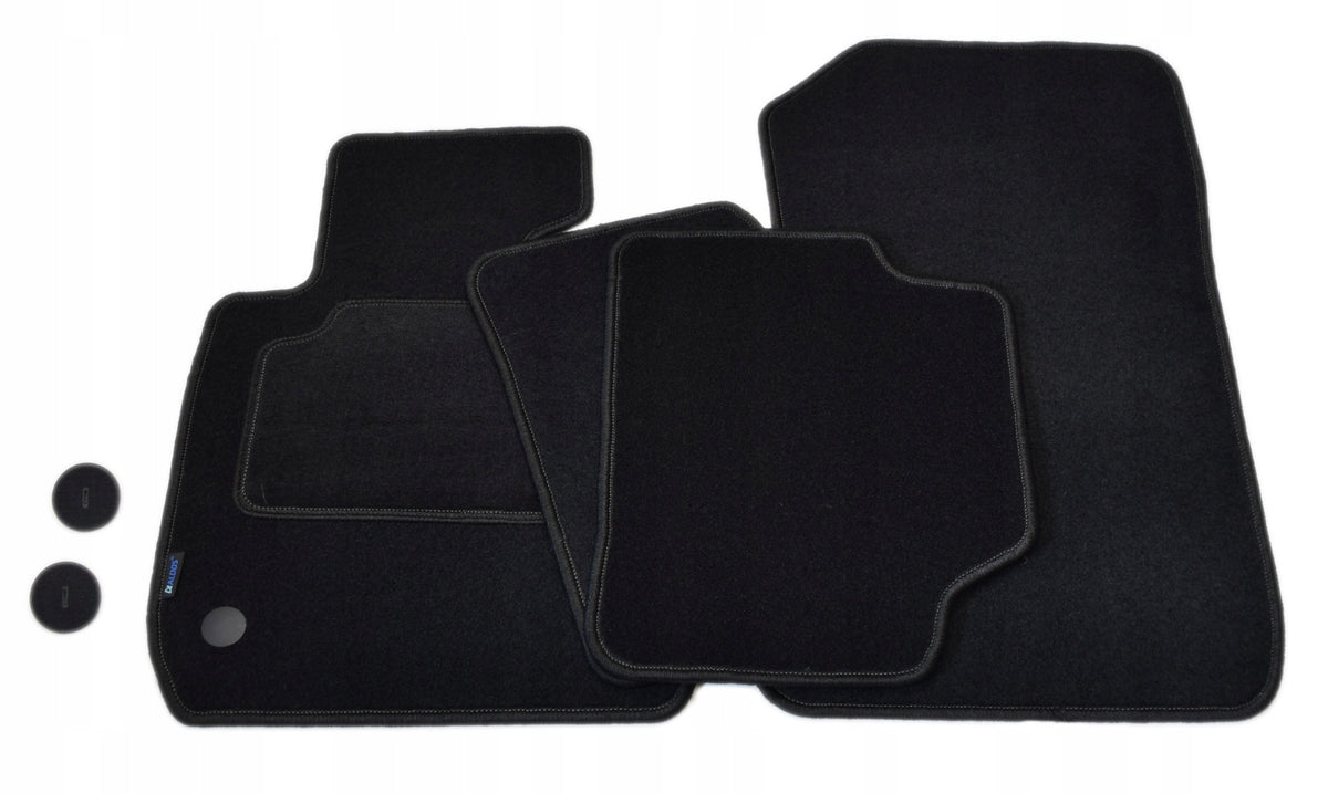 BMW E90/E91 2005-2012r.+RZEP Black Velour Rugs - Aldos. Silver PC Manufacturer's catalog number SPC030206