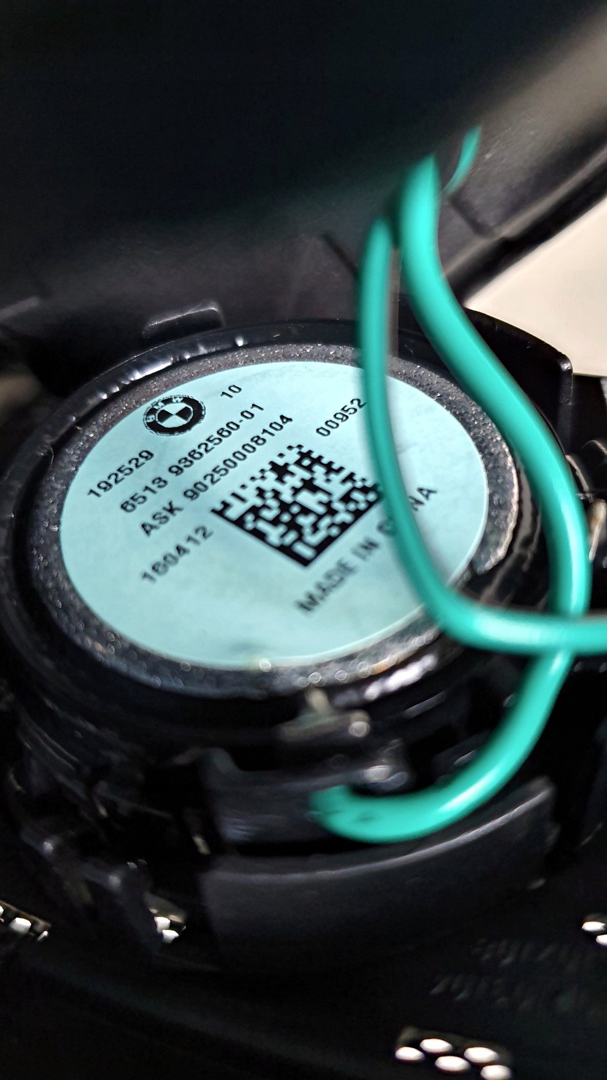 BMW G11 G12 TWEETER POST 9362560 Manufacturer code 9362560