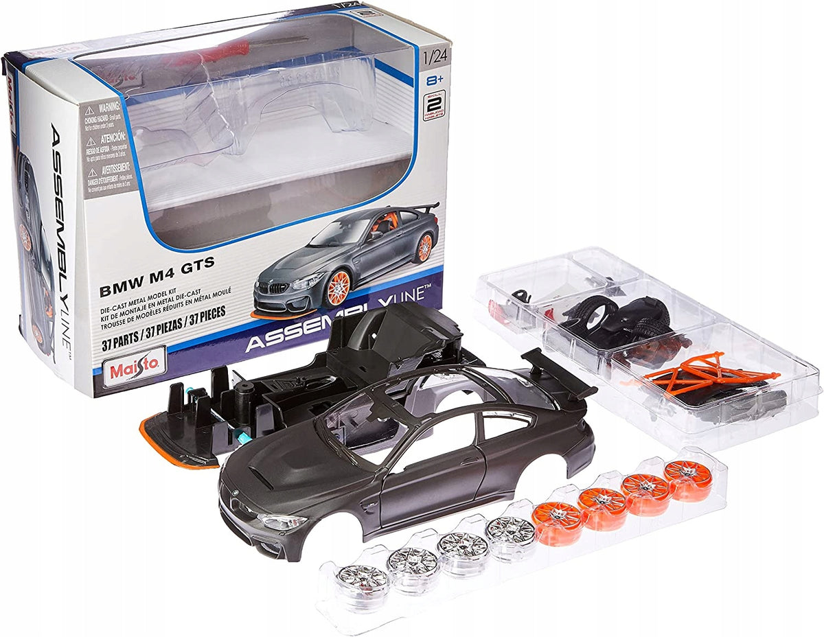 BMW M4 GTS 2016 Maisto KIT 1:24 Model Assembly Line 39249 DIY Brand Maisto