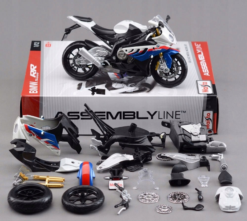 BMW S1000 RR S 1000 S1000RR Maisto KIT 1:12 Model For DIY Assembly