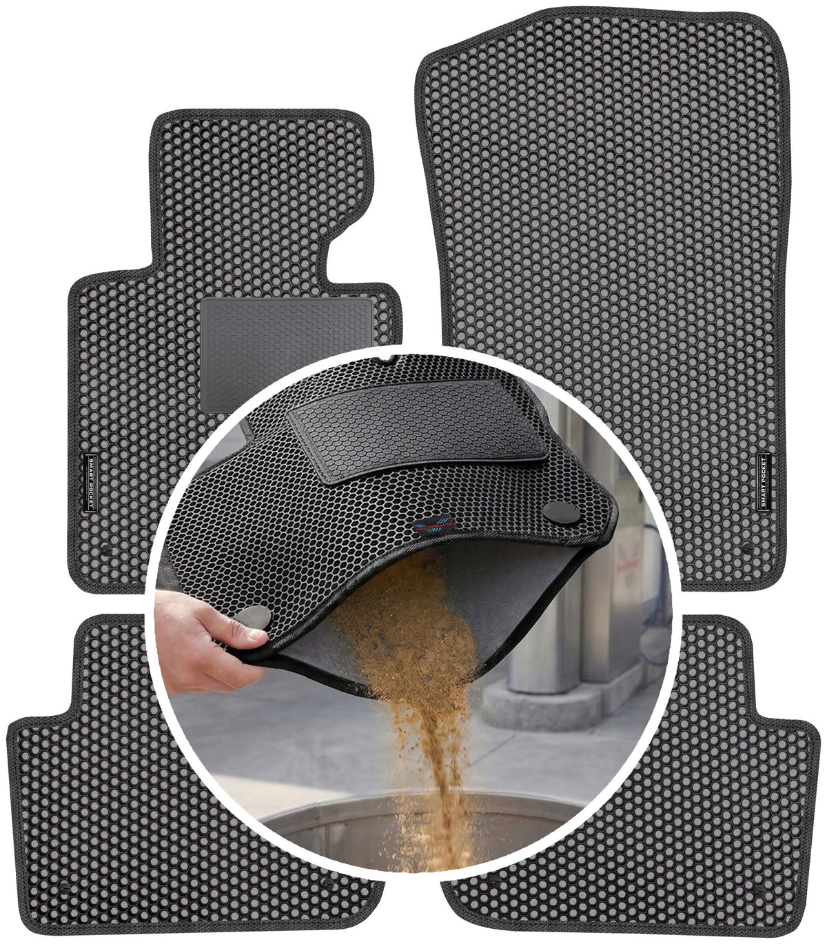 BMW X3 E83 2003-2010 EVA SMART POCKET Rugs
