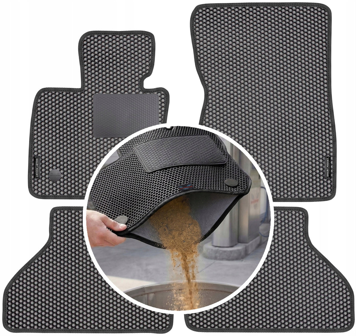 BMW X5 E70 5os 2007-2013 EVA SMART POCKET Rugs