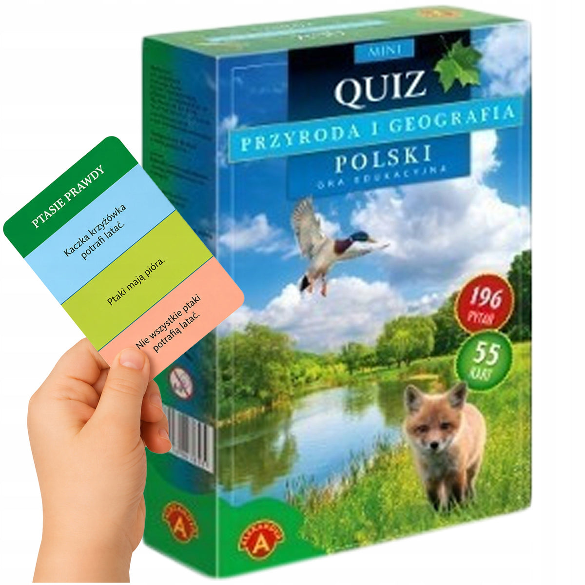 BOARD GAMES for Children 10 YEARS Quiz Nature Manufacturer code NAUKOWA ZABAWA QUIZ KARTY DO GRY KARCIANE