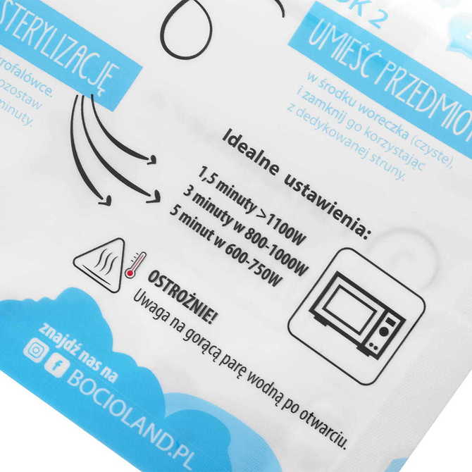 BOCIOLAND microwave sterilization bags 5pcs Brand Bocioland