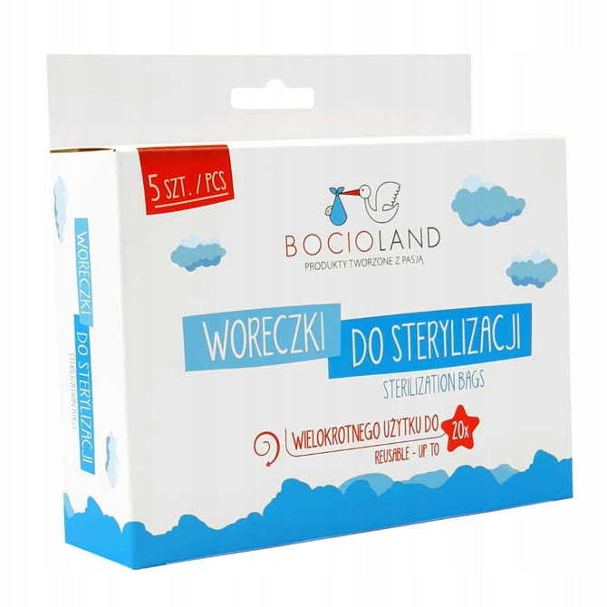 BOCIOLAND microwave sterilization bags 5pcs