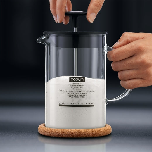 BODUM LATTEO 1446-01 Milk frother Handheld Glass 250ml Cappuccino Brand Bodum