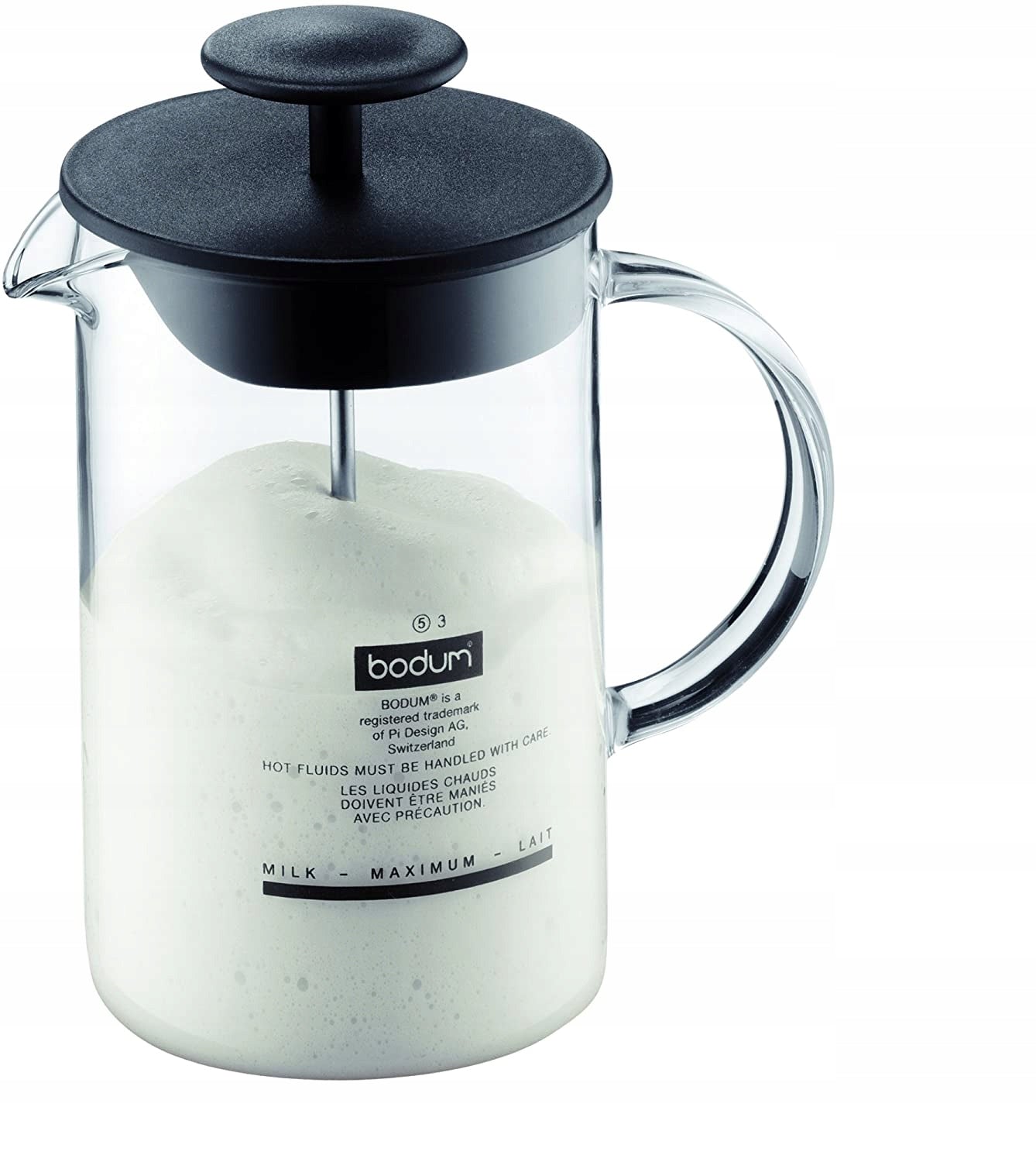 BODUM LATTEO 1446-01 Milk frother Handheld Glass 250ml Cappuccino