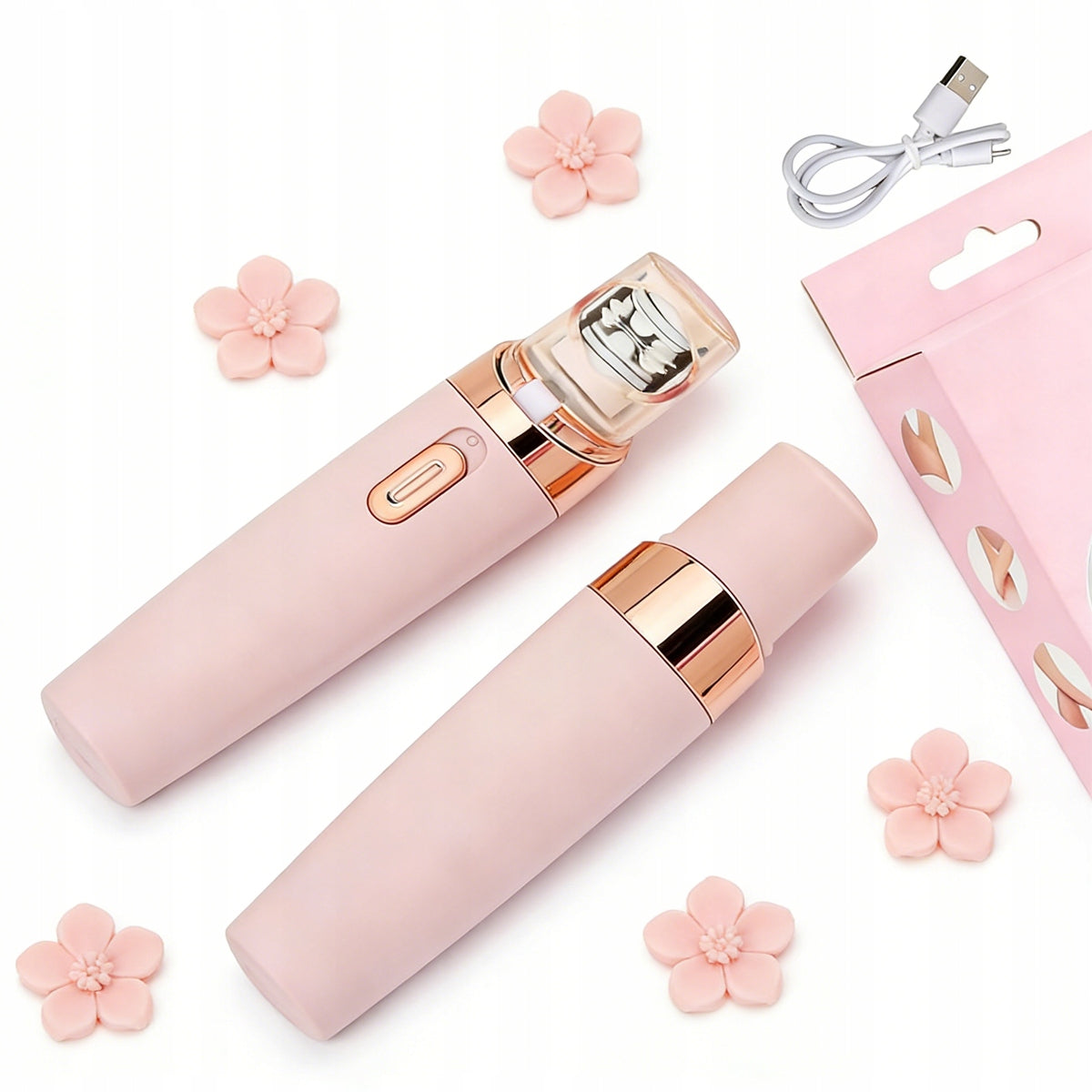 BODY FACE EPILATOR SAFE FOR SENSITIVE SKIN ANTIBACTERIAL USB