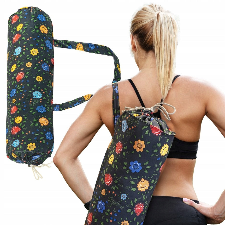 BOLSTER YOGA ROLLER Exercise Massage Professional Buckwheat Shell with COVER