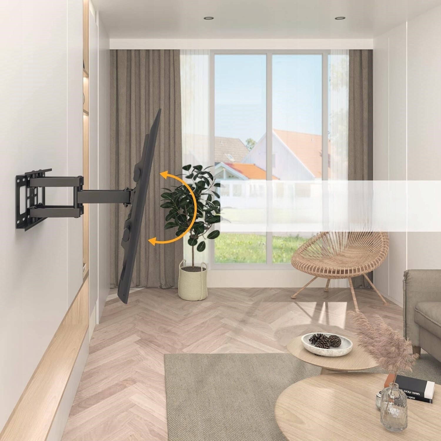 BONTEC CT-135B VESA TV WALL MOUNT 600x400 32–84 INCHES 60KG Brand BONTEC