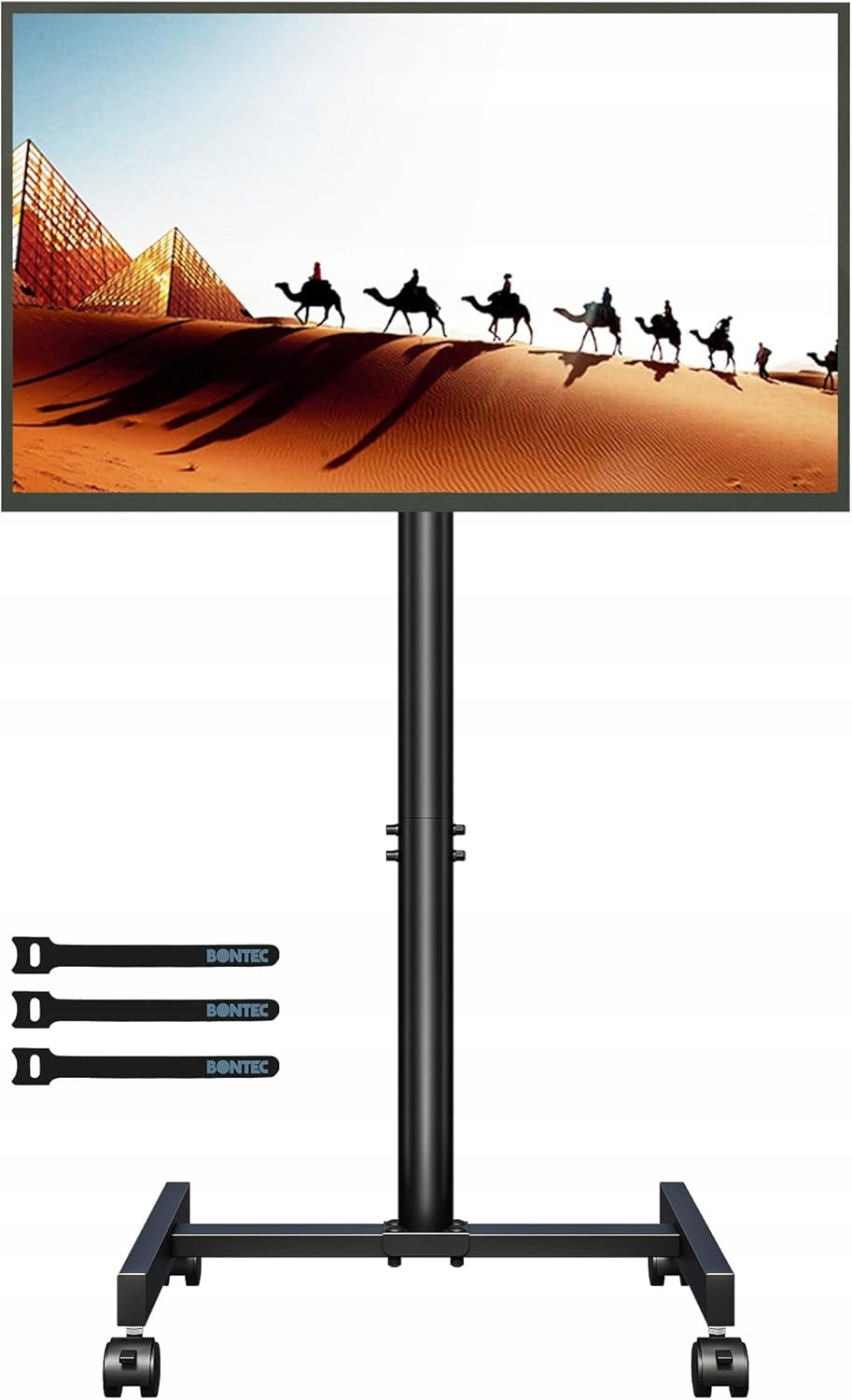 BONTEC Universal TV Stand on Wheels up to 13-42 inches TC002B