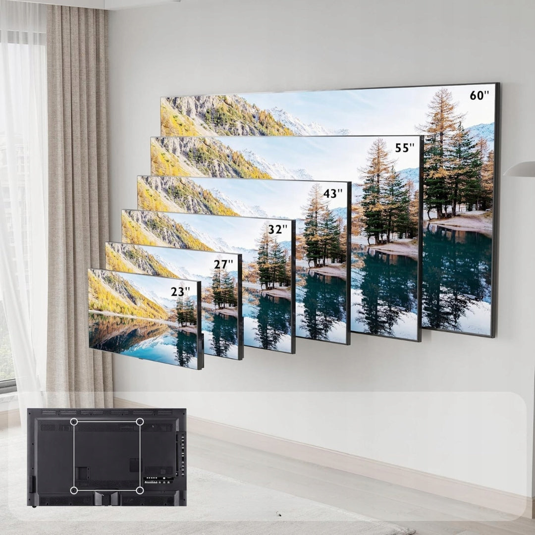 BONTEC Wall Mount TV Mount Universal 23-60 Inch LCD LED Plasma 45kg QwV Model 23-60 cali