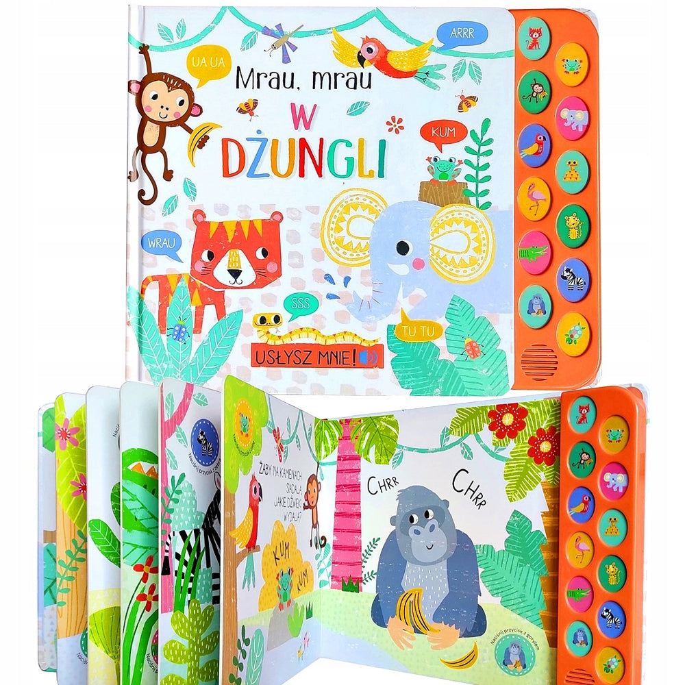 BOOK NTERACTIVE BOOK MRAU MRAU IN THE JUNGLE WITH SOUND
