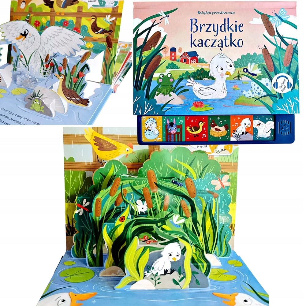 BOOK SPATIAL EDUCATIONAL SOUND FAIRY TALE TO LISTEN TO UGLY DUCKLING