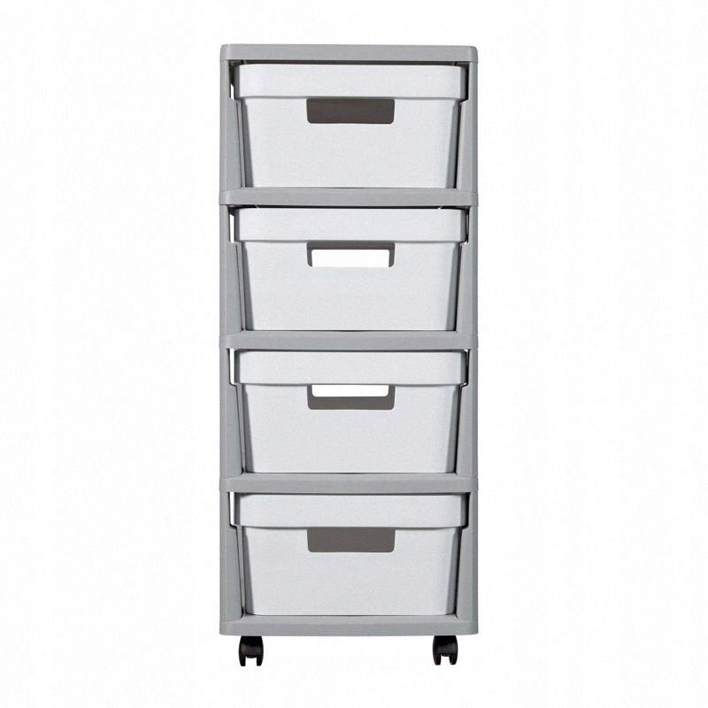 BOOKCASE CABINET CURVER INFINITY 4X11L White Brand Curver