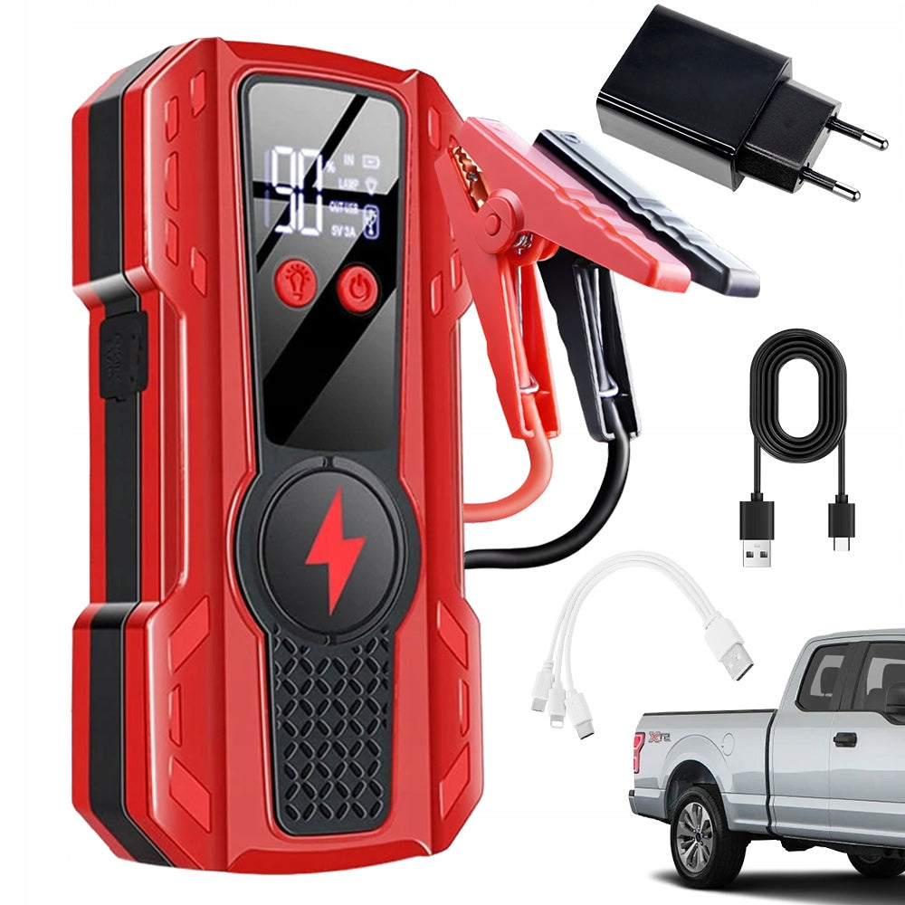 BOOSTER 1000A 90000MAH WITH SECURITY AND 2 USB PORTS FOR 12V CHARGING