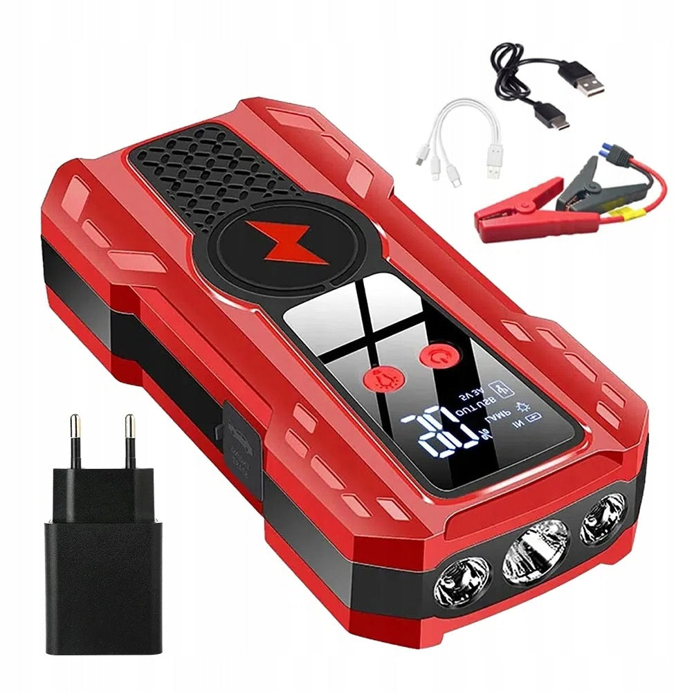 BOOSTER JUMP STARTER FOR CAR BATTERY START 90000MAH 500A