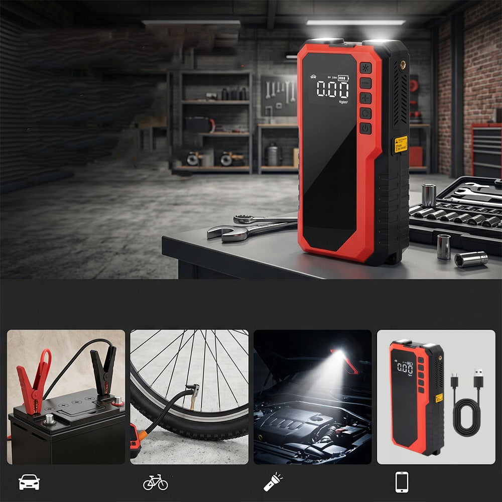 BOOSTER POWERBANK JUMP STARTER 6400MAH MULTIFUNCTIONAL Manufacturer code 67IJUYKMJH