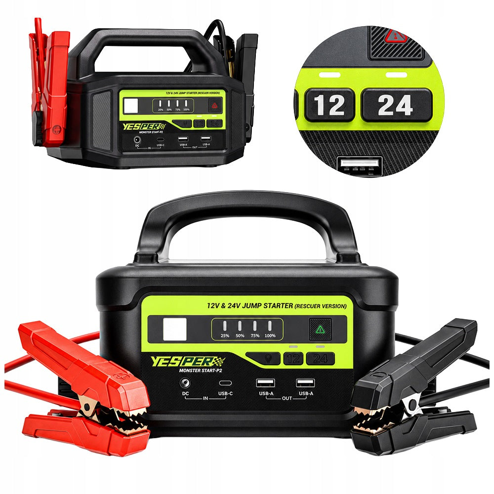 BOOSTER STARTER DEVICE POWERFUL STARTER 12V 24V 5000A