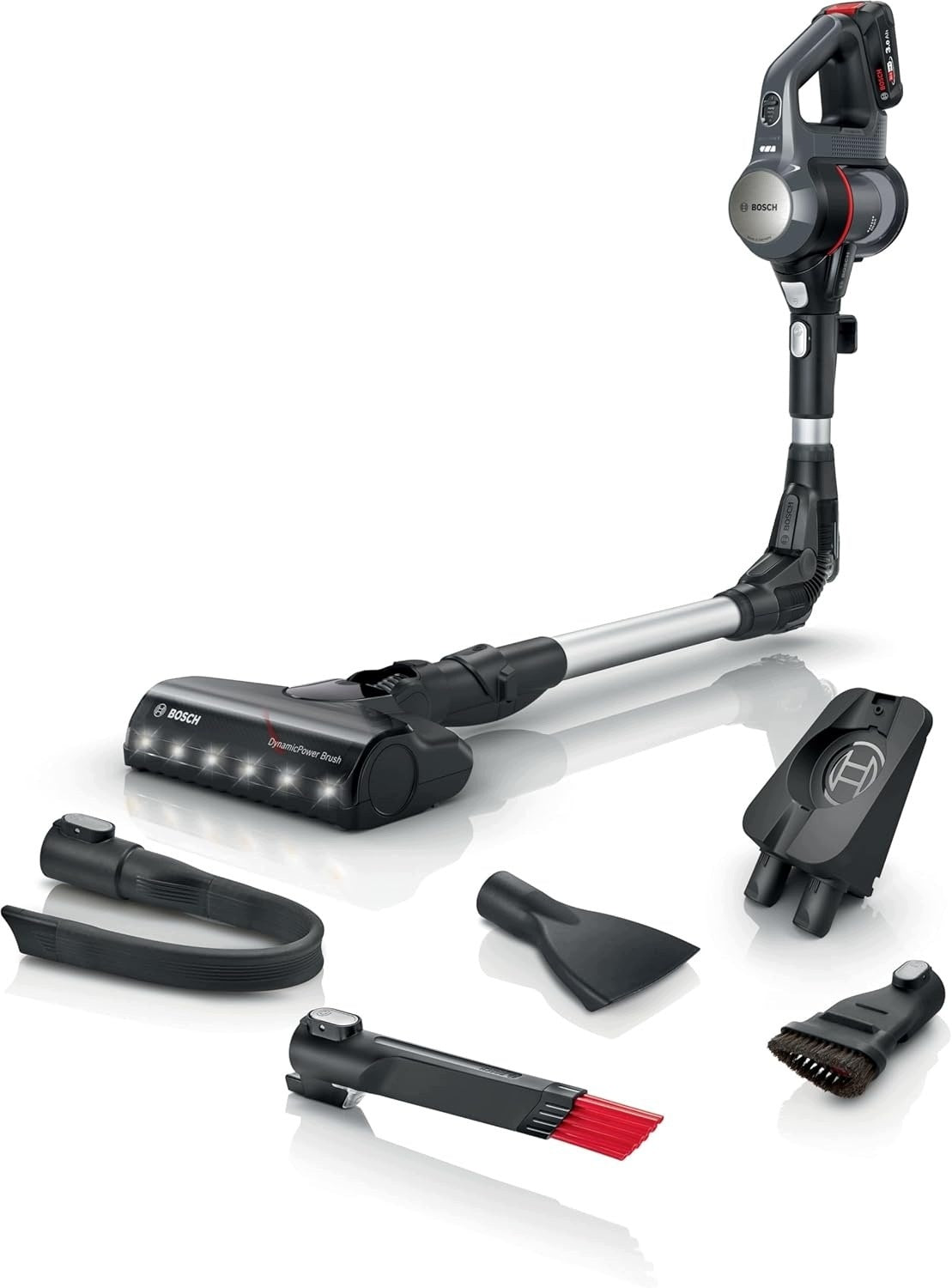 BOSCH, CORDLESS VACUUM CLEANER, UNLIMITED 7, 2X BATTERY 3,0 AH, LIGHT FROM Packaging status original