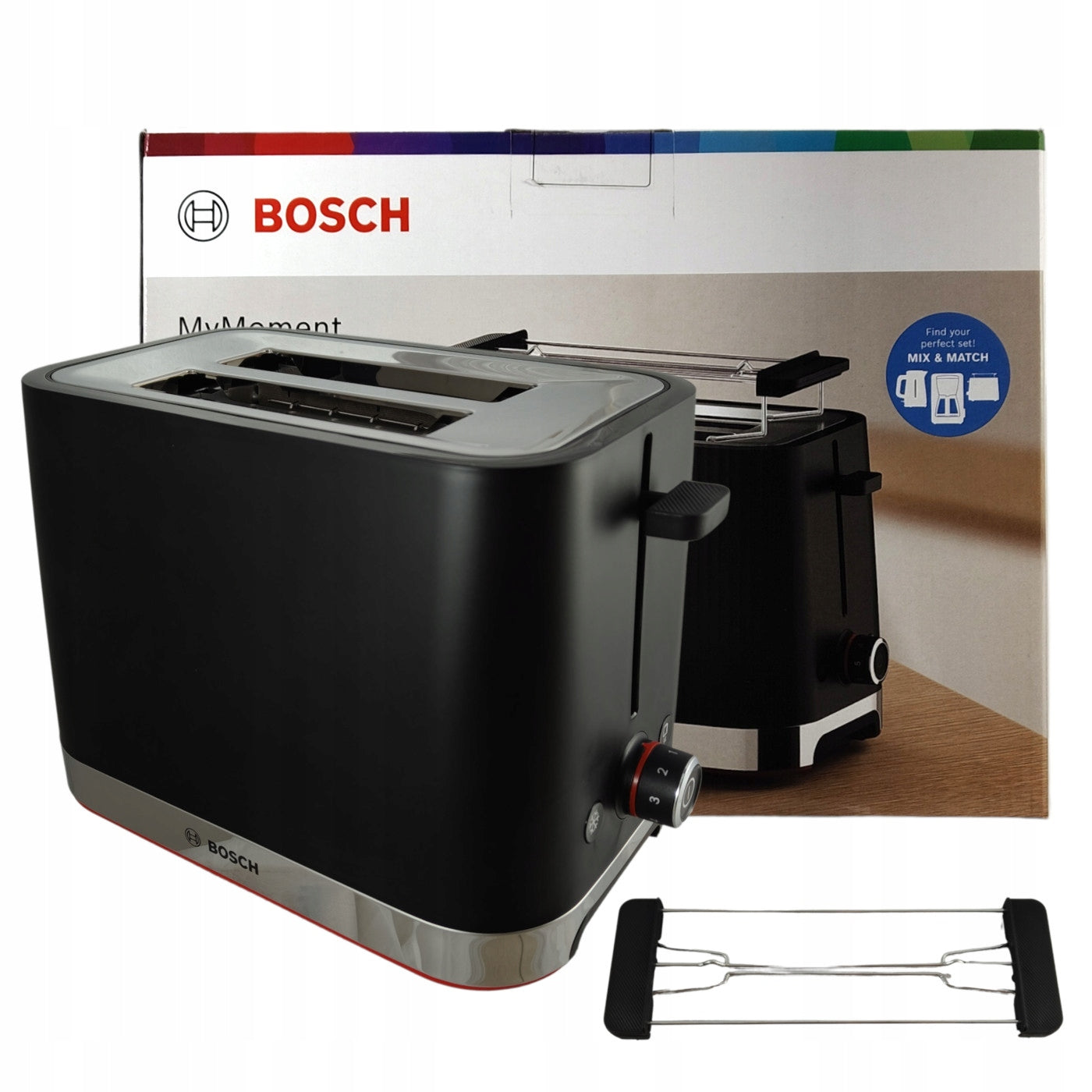 BOSCH Compact TAT4M223 MyMoment Black toaster