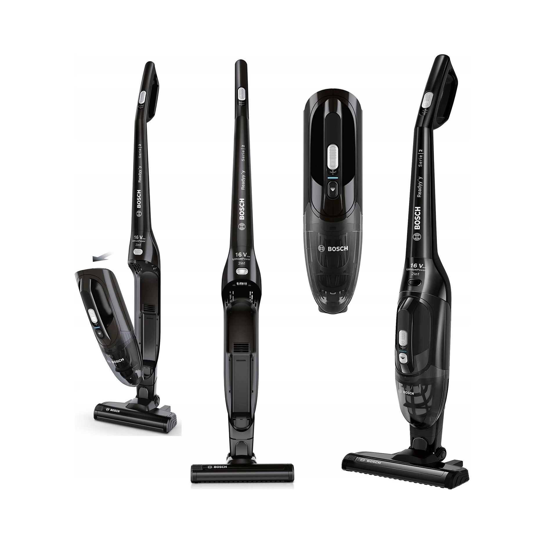 BOSCH Cordless upright handheld vacuum cleaner 2in1 16V BBHL22BLCK BLACK